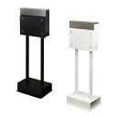 【P5倍8/25 13-15時&最大1万円クーポン8/24-27】 スタンドポスト 幅36.6×奥行28×高さ107cm ポスト 郵便ポスト 郵便受け 鍵付きポ...
