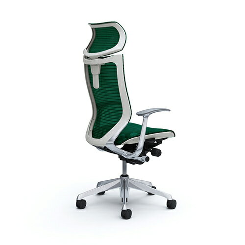 バロン チェア オカムラ オフィスチェア 岡村製作所 固定肘付き ヘッドレスト付きエクストラハイバック オフィス家具 シンプル スタイリッシュ CP41AW CP41HW [2]