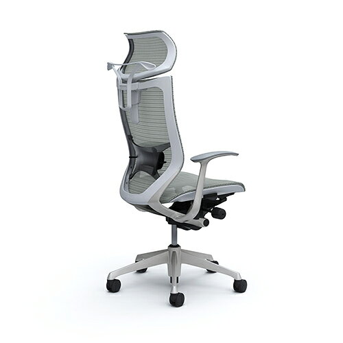 【最大1万円クーポン7/4-10】 バロン チェア オカムラ オフィスチェア 岡村製作所 メッシュチェア ヘッドレスト付き エクストラハイバック オフィス用品 SOHO シンプル 日本製 CP42CZ CP42MZ [2]