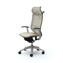 【最大1万円クーポン8/4-10】 バロン チェア オカムラ オフィスチェア 岡村製作所 固定ヘッドレストチェア メッシュチェア キャスター付き デスクチェア ...