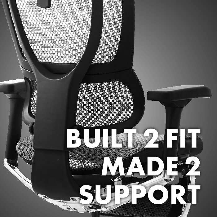エルゴヒューマン フィット2 Ergohuman FIT2 5Dアームレスト 正規品 最長5年保証 デスクチェア メッシュチェア 高機能 ヘッドレスト 腰痛対策 EFIT2-HAM-5D-DR look-it-10672611 LOOKIT オフィス家具 インテリア サンプル画像2