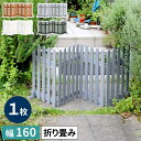 フェンス 幅1610×奥行220×高さ620mm ガーデンフェンス 木製フェンス ウッドフェンス 花壇フェンス 柵 屋外用 花壇用 庭 ガーデニング 木製 シンプル WF-160F