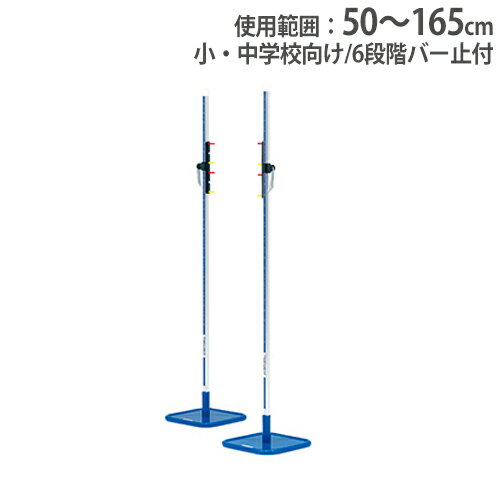  走り高跳びスタンド 小・中学校向け 屋外用 簡単組立 5段階バー止付き 体育用品 走高スタンド トーエイライト G1878