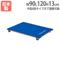 【P5倍4/25 13-15時&最大1万円クーポン4/24~27】 【法人限定】 跳び箱運搬車 跳び箱用 整理用品 体育用品 台車 キャスター付き 教育施設 スポーツ施設 備品 用具 跳び箱運搬車120 トーエイライト T1694