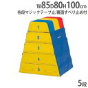 【P3倍4/1 11-16時&最大2500円クーポン4/1 0-24時】【法人限定】跳び箱 幼児用跳び箱 ソフトタイプ 低重心設計 体育 体操教室 体育用品 幼稚園 幼児施設 学校 トーエイライト T1840 T-1840 その1