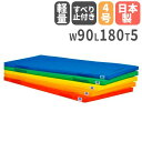 【法人限定】体操マット 滑り止め付き 90×180×5cm 軽量エコカラーマット 体育マット エバーマット トーエイライト クッション 学校 T1939 T-1...