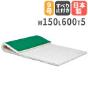 【P5倍6/15 13-15時&最大1万円クーポン6/15】 【法人限定】体操マット 滑り止め付き 5cm厚 9号帆布 150×600×5cm 合成スポンジマッ...