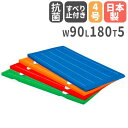 【法人限定】体操マット 抗菌 滑り止め付き 90×180×5cm エコカラー合成スポンジマット 体育マット エバーマット トーエイライト クッション T2824...