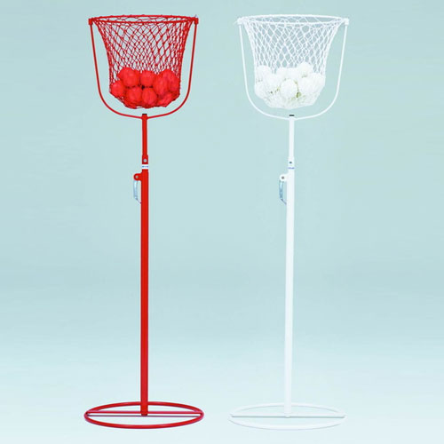 【P5倍7/5 13-15時&最大1万円クーポン7/4~11】 【法人限定】 玉入れカゴ 紅白 2台セット トーエイライト 玉入台 玉入れかご 高さ1.75～2.7m ワンタッチ 昇降 運動会 玉入れゲーム 幼稚園 玉入れ台 かご U-7038のサムネイル