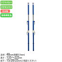 【P5倍5/5 13-15時&最大1万円クーポン5/5】 【法人限定】ソフトバレー支柱 2本1組 検定品 ワンタッチスライドフック付 バドミントン支柱 兼用 ソ...
