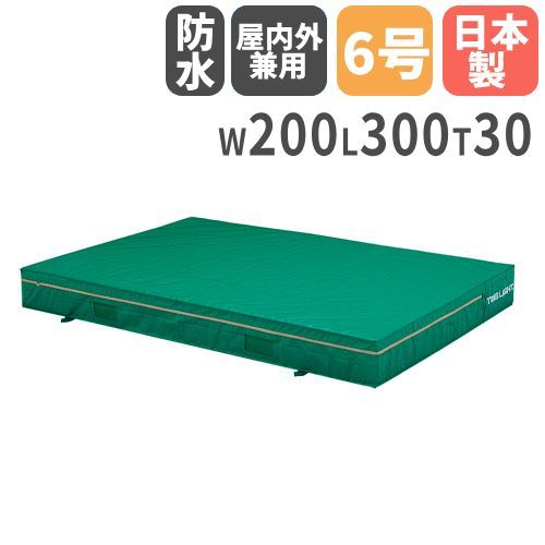 【最大1万円クーポン5/9~16】 【法人限定】屋内外兼用エバーマット 幅200 長さ300 厚さ30cm セーフティーマット 体操マット 陸上マット 陸上競技 体育用品 トーエイライト G1541 G-1541