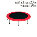 【法人限定】 トランポリン 直径122cm 8本脚タイプ ダイエット トレーニング 体力づくり 遊具 家庭用 エクササイズ トーエイライト H7158 H-7158