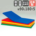 【P5倍7/20 13-15時&最大1万円クーポン7/19-25】 【法人限定】スポーツ軽量マットF 幅90×長さ180×厚さ5cm 裏面すべり止め付 取手付き 二つ折り マット運動 トーエイライト T1268 T-1268