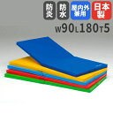 【P5倍7/20 13-15時&最大1万円クーポン7/19-25】 【法人限定】屋内外兼用マットF 幅90×長さ180×厚さ5cm 二つ折りマット 軽量 体育用具 運動会 床運動 マット運動 トーエイライト T1961 T-1961