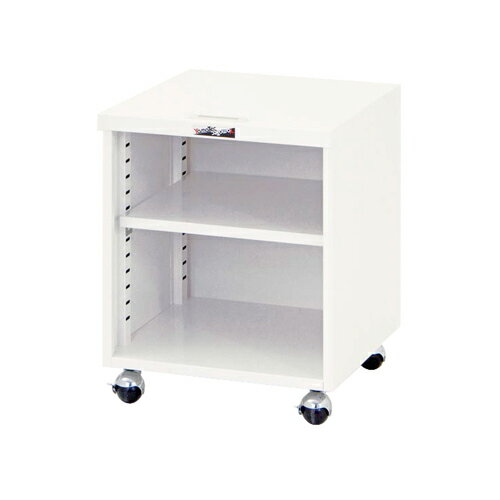 【P5倍11/15 13-15時&最大1万円クーポン11/14-16】 【法人送料無料】 サイドワゴン オープンタイプ 幅441×奥行442×高さ550mm キャビネットワゴン キャスター付きワゴン 脇机 オフィス 事務所 完成品 UCW-O