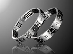 ڥåȲʡۥ105  ֥쥹å  ޥ˥ ֥쥹å ڥ   ץ쥼 TITANIUM GERMANIUM BRACELET ֥åȼС ڥ֥쥹