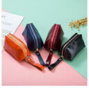 ミニ財布 小さすぎない おしゃれ かわいい ミニ 財布 二つ折り 本革 牛革 レディース シュリンクレザー 薄型 スリム コンパクト 大容量 小銭入れ コインケース プレゼント お祝い 贈り物 軽い 本革 本皮 小さい かっこいい かわいい 可愛い プチギフト コインケース(4)