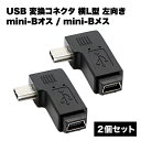 USB 2.0 変換コネクタ l型 オスメス mini-B 2個 セット 小型 アダプタ スマホ android タブレット デジカメ 送料無料(2)