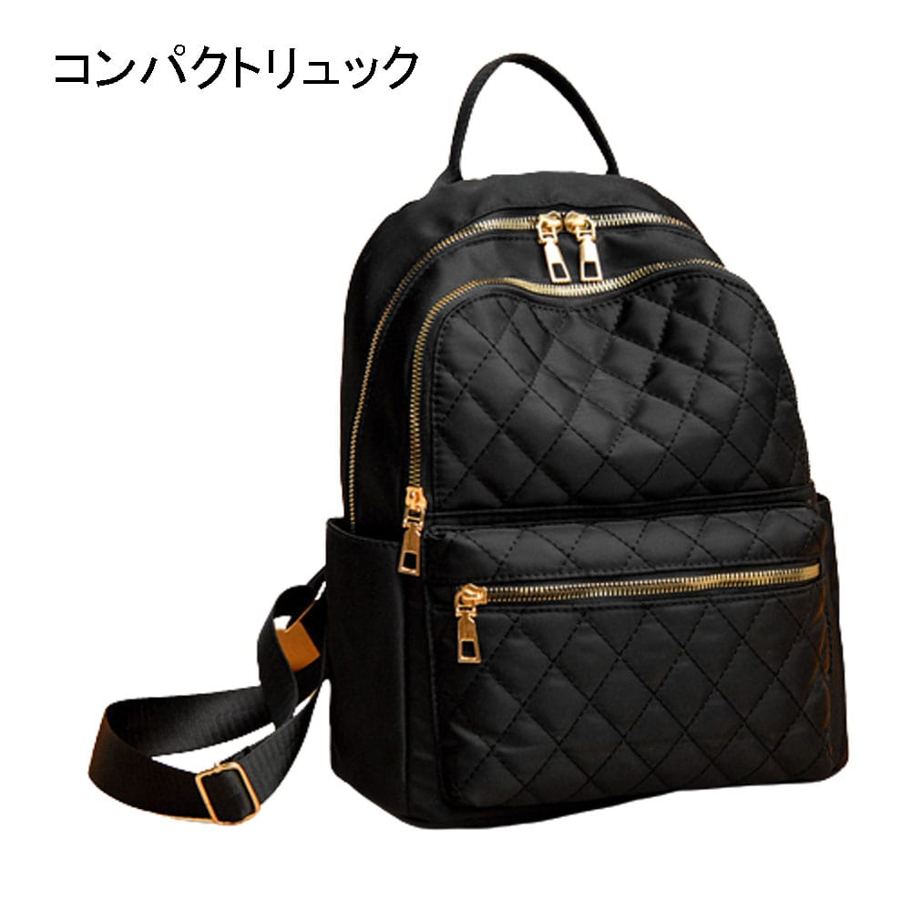 【大人可愛い 才色兼備リュック】リュック レディース 小さめ キルティング a4 軽量 マザーズバッグ 通勤 通学 おしゃれ 韓国 黒 送料無料