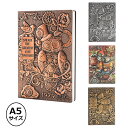 【その物語 賢者の書に記せ】日記帳 A5 フクロウ アンティーク調 ノート ハードカバー おしゃれ 文房具 プレゼント 魔法 日記 送料無料