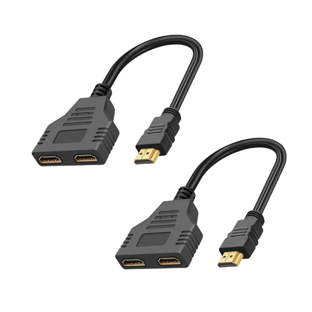 HDMI ケーブル 2本セット 分配機 テレ