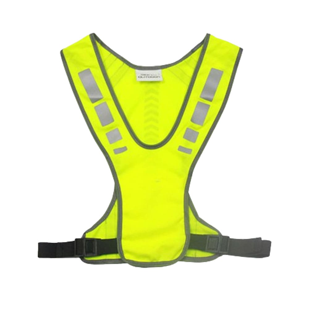 【夜ランの安全対策に】ランニングベスト 反射材付き ジョギング マラソン 反射 ナイトラン 安全ベスト 軽量 メンズ レディース 送料無料