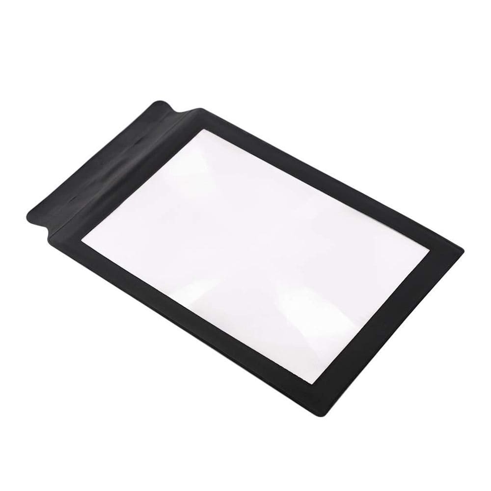 【A4サイズ全面を拡大】ルーペ 拡大鏡 A4 シートルーペ 薄型 読書用 新聞 雑誌 地図 拡大 携帯 軽量 割..