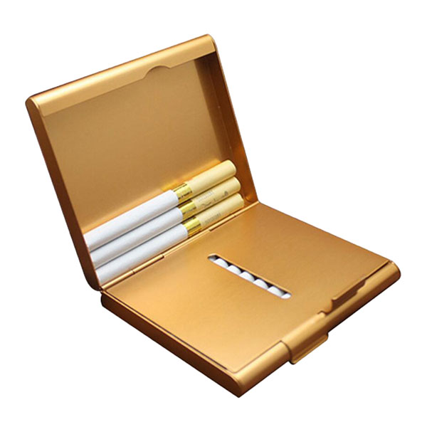 【タバコをスマートに持ち歩く】ステンレス シガレット ケース 20本収納 スタイリッシュ