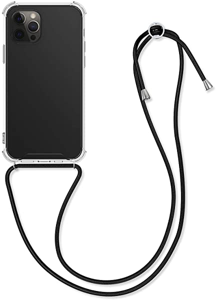 iPhone 12 Pro Max ケース ネック ショルダー ストラップ付き スマホ シリコン カバー 紐付き 斜めがけ