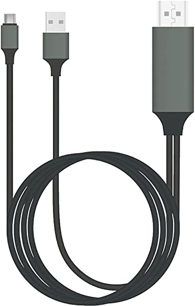 USB Type-C to HDMI変換ケーブル[充電しながら投影]2M接続ケーブル 4K (3840×2160／60Hz)映像出力 スマホやiPad対応テレビ接続用 Type C HDMI変換アダプター USB-A給電可 MacBook Pro/Air/iPad Pro/Galaxy その他USB-C機器対応(4K,60Hz) 送料無料