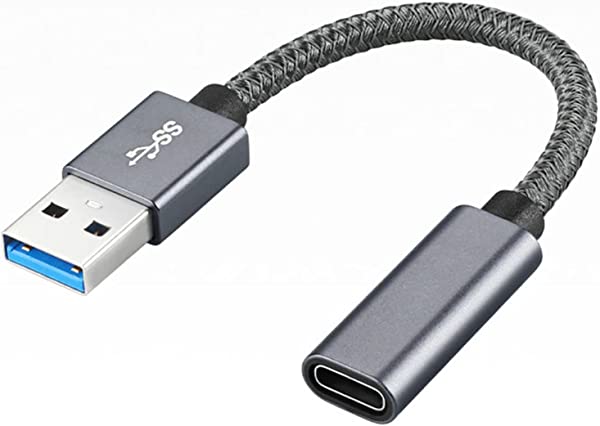 USB 3.1オス Type C メス 変換ケーブル USB タイプC 変換アダプタ オスメスコード USB Type C変換接続線 10Gbps 高速データ転送 3A急速充電 小型 軽量 ナイロン編み 高耐久 usb type c 変換アダプタ タイプc イヤホン Mac Book Pro/Air/i Pad Pro 2019/Surfac...