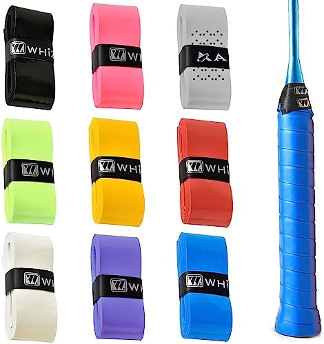 グリップテープ テニスグリップ バドミントン グリップ ラップアラウンドストラップ PU製 ウェット 滑り止め 通気性 吸汗 【9個入り】 バドミントン テニス ゴルフ 野球に対応したデザインです 送料無料