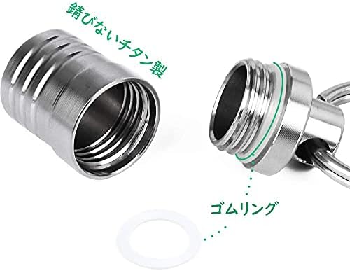 ピルケース 薬入れ ニトロ ミニサイズ チタン製 ペンダント 防水 ネックレス 錆びない おしゃれ プレゼント 箱入りの商品画像 2