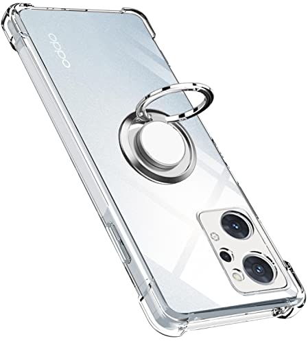 乐天商城 - OPPO Reno9 A ケース OPPO Reno7 A ケース リング TPU 薄型 軽量 シリコン Oppo Reno 7a OPG04 ケース 耐衝撃 指紋防止 車載ホルダー防塵 一体型 人気 携帯カバー (クリア) 送料無料