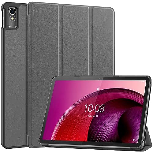 樂天商城 - Lenovo Tab M10a 5G / Lenovo Tab7 / Lenovo Tab M10 5G ケース Lenovo Tab M10a 5G 10.6インチ カバー 軽量 薄型 三つ折スタンドケース PUレザー Lenovo Tab 7 カバー [グレー] 送料無料