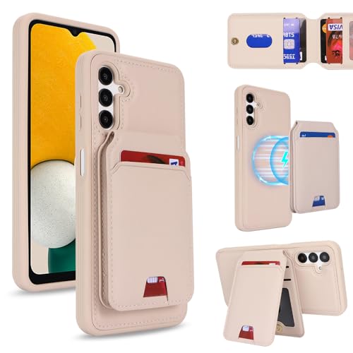 乐天商城 - Galaxy A13 4G / 5G / A04S ケース スマホケース MageSafe 分離型手帳ケース 車載スマホホルダー 財布型 カバー MageSafe Wallet 両用 2way 内蔵マグネット 耐衝撃 薄型 軽量 ホワイト 送料無料