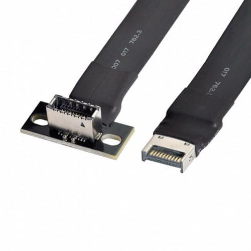 乐天商城 - USBケーブル USB 3.2 タイプ E IDC 20 ピン フロント パネル ヘッダー オスからメス延長ケーブル 20Gbps 送料無料