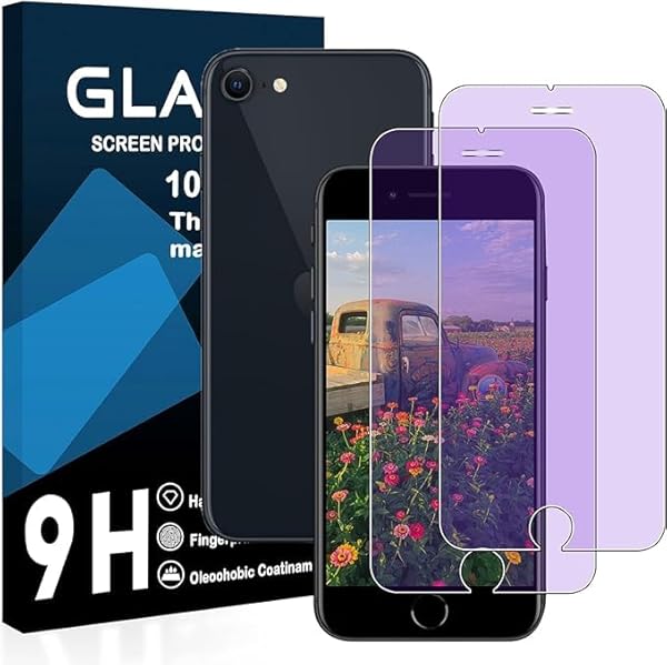 樂天商城 - iPhone SE 2 / SE 3 ガラスフィルム アイフォン se 2 / se 3 第3世代 保護フィルム目の疲れ軽減 目に優しい ブルーライトカット 硬度9H 気泡ゼロ 飛散防止 指紋防止 高感度 衝撃吸収 ラウンドエッジ加工 [2枚] 送料無料