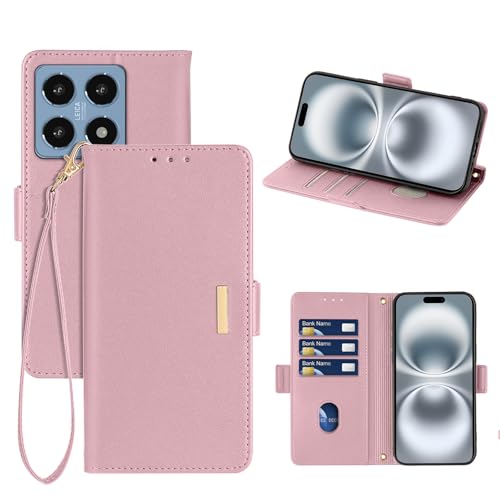 樂天商城 - Xiaomi 14T Pro ケース 手帳型 シャオミ 14t プロ レザーケース PUレザー スマホカバー スマホケース 財布型 カード収納 マグネット開閉 カメラ保護 横置きスタンド機能 ストラップ付き 耐摩擦 耐衝撃 全面保護 (Xiaomi 14T Pro ピンク) 送料無料