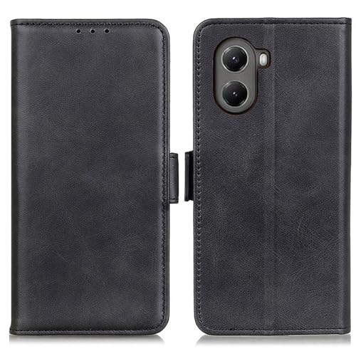 乐天商城 - Xiaomi POCO X7 Pro ケース 手帳型 Xiaomi POCO X7 Pro カバー 高級PUレザー シンプル 手帳型ケース 耐摩擦 サイドマグネット式 カード収納 大容量 3枚 横置きスタンド機能 耐衝撃 ブラック 送料無料