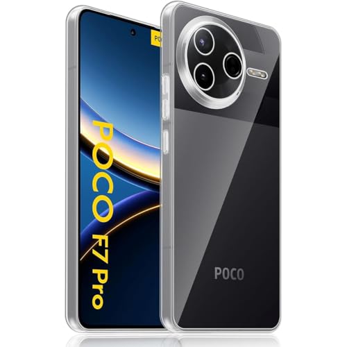 POCO F7 Pro ケース 薄型 軽量 耐衝撃 クリア 透明 TPU POCO F7 Pro 保護カバー (クリア) 送料無料