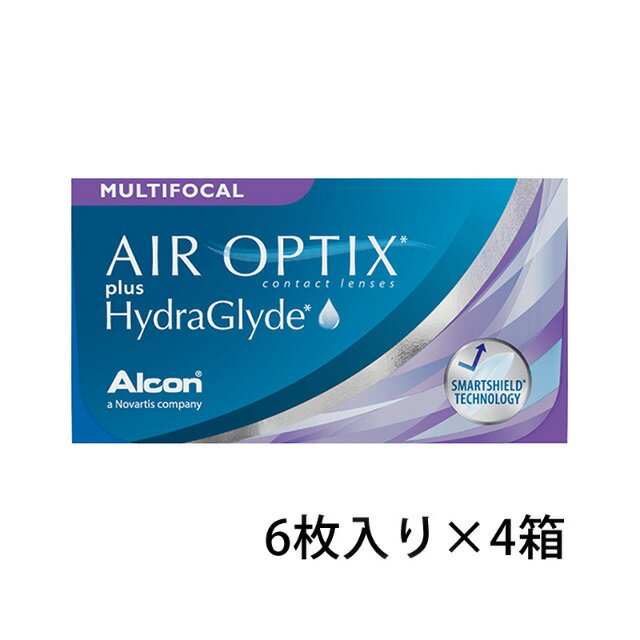 ◆エアオプティクスプラス　ハイドラグライド　マルチフォーカル　遠近両用【4箱】_【メール便送料無料】エアオプティクスアクア遠近両用【2週間_2ウィーク_2week】【遠近両用】【使い捨て_コンタクトレンズ】【日本アルコン（旧チバビジョン）】