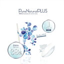 ピュアナチュラルプラス38% UVモイスト 【1箱30枚入】 Pure Natural PLUS 38% UV Moist 【メール便】度あり ワンデー コンタクトレンズ クリアコンタクト 1日使い捨て Contact Lenses 1day ∀