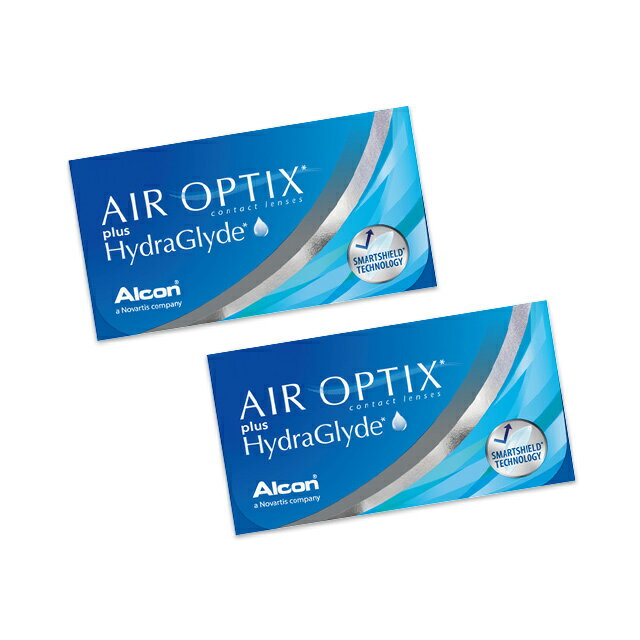 ◆【メール便送料無料】エアオプティクスプラス　ハイドラグライド【2箱】_エアオプティクスアクア【2週間_2ウィーク_2week】【使い捨て_コンタクトレンズ】【日本アルコン（旧チバビジョン）】 【HL_NEW_18】