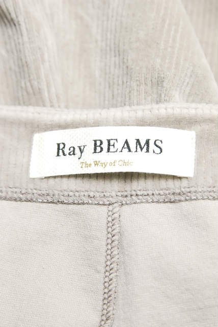 Ray BEAMS レイビームス コードベロアサロペット 63-17-0050-690 フリー ベージュ オーバーオール オールインワン コーデュロイ【中古】【Ray BEAMS】