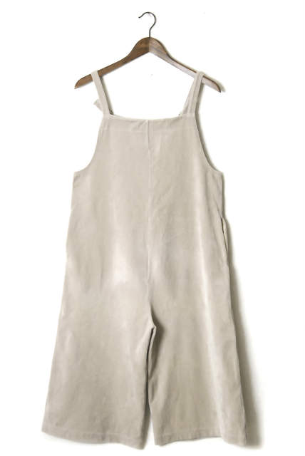 Ray BEAMS レイビームス コードベロアサロペット 63-17-0050-690 フリー ベージュ オーバーオール オールインワン コーデュロイ【中古】【Ray BEAMS】
