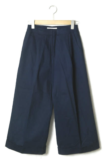 Ray BEAMS レイビームス ツイル1タックワイドパンツ 63-23-0133-391 1 ネイビー スラックス ボトムス