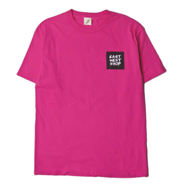 Rakuten - East/West Shop イーストウエストショップ IMA:ZINE取り扱い ボックスロゴTシャツ M ピンク 半袖 VINTAGE トップス【中古】【East/West Shop】