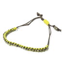shashi シャシ 1R NUGGET BRACELET カラーストーンブレスレット イエロー/ブラウン ミサンガ ユニセックス アクセサリー【新古品】【中古...