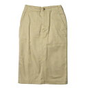 HYKE nCN 19AW { COTTON TWILL ARMY CHINO SKIRT RbgcCA[~[`mXJ[g 192-14066 1 x[W Xbg {gXyÁzyHYKEz